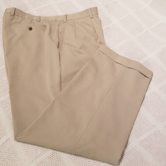 Men's Big & Tall W.H. Belk Pleated Dress Pants - Picture 6 of 6